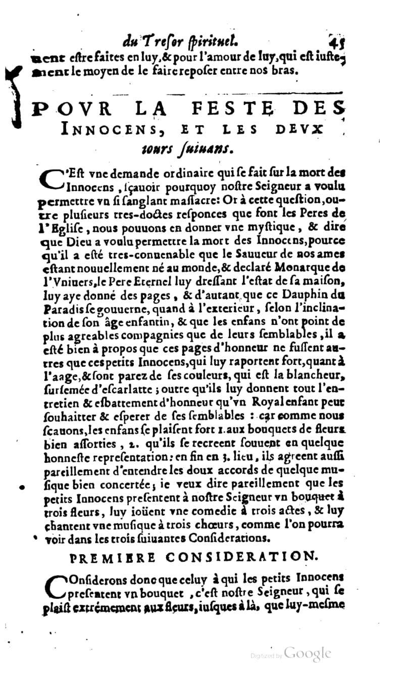 1637 - s.n. - Trésor spirituel des âmes religieuses - BM Lyon