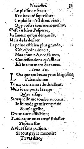 1623 - Jacques Cailloüé - Trésor ou recueil des chansons amoureuses - British Library