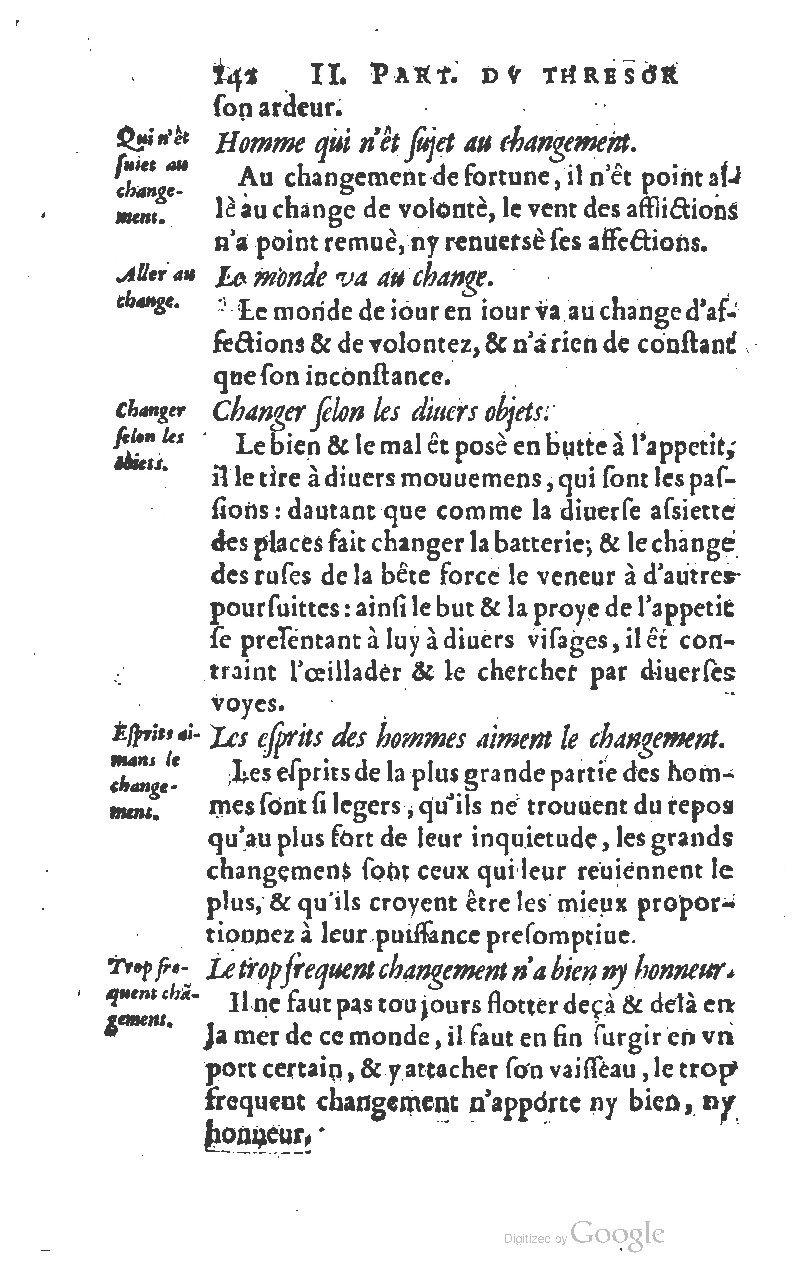 1610 - Louis Coste - Trésor de l’éloquence française (Seconde partie) - BM Lyon