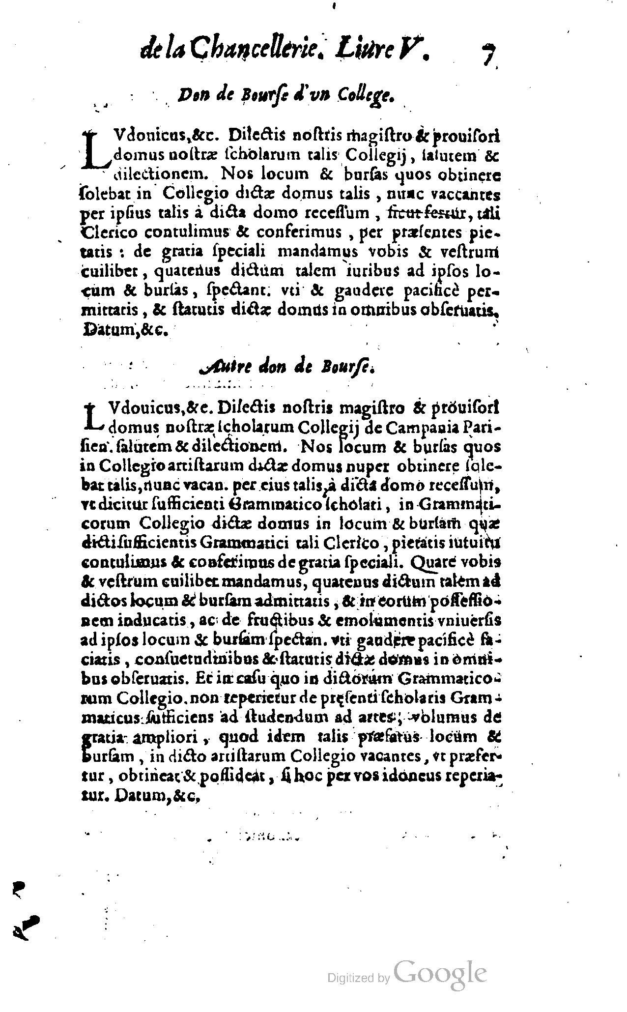 1614 - Jean Richer - Trésor du nouveau style et protocole de la chancellerie de France - BSB Munich