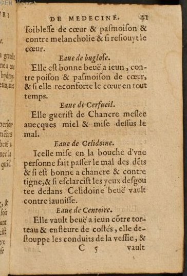 1586 - Benoît Rigaud - Trésor des fleurs et secrets de médecine - Université Paris Cité
