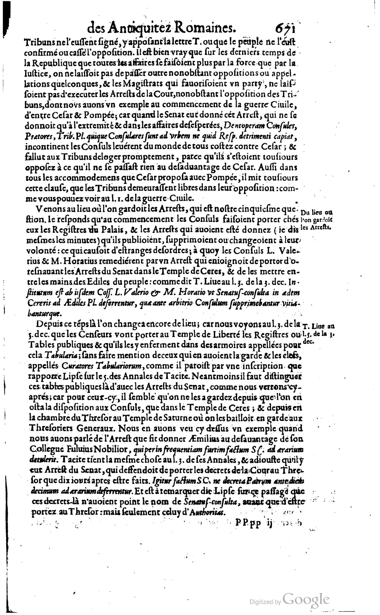 1650 - Denis Thierry - Trésor des antiquités romaines - BM Lyon