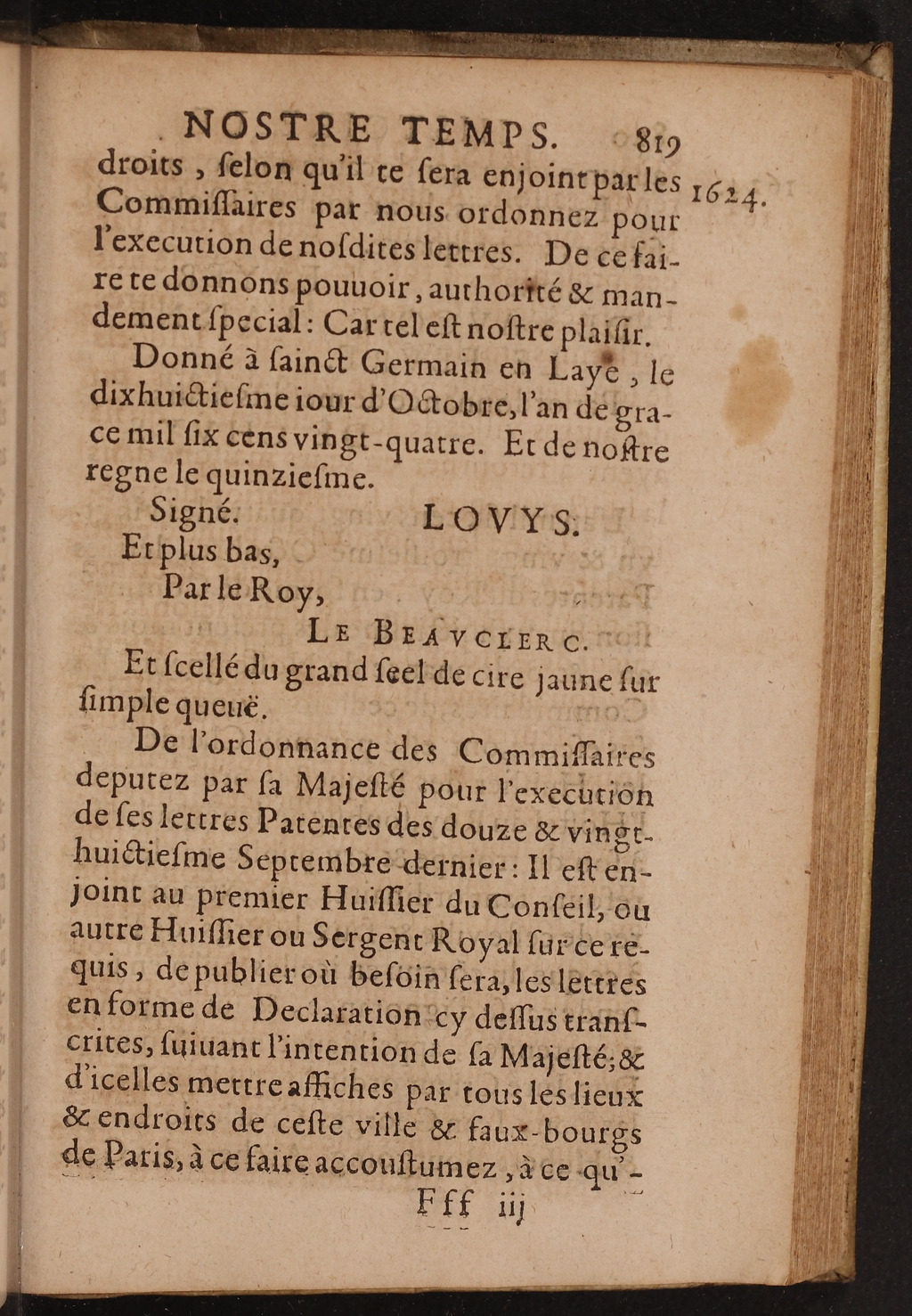 1626 - Joseph Bouillerot - Trésor de l’histoire générale de notre temps - BnF Arsenal