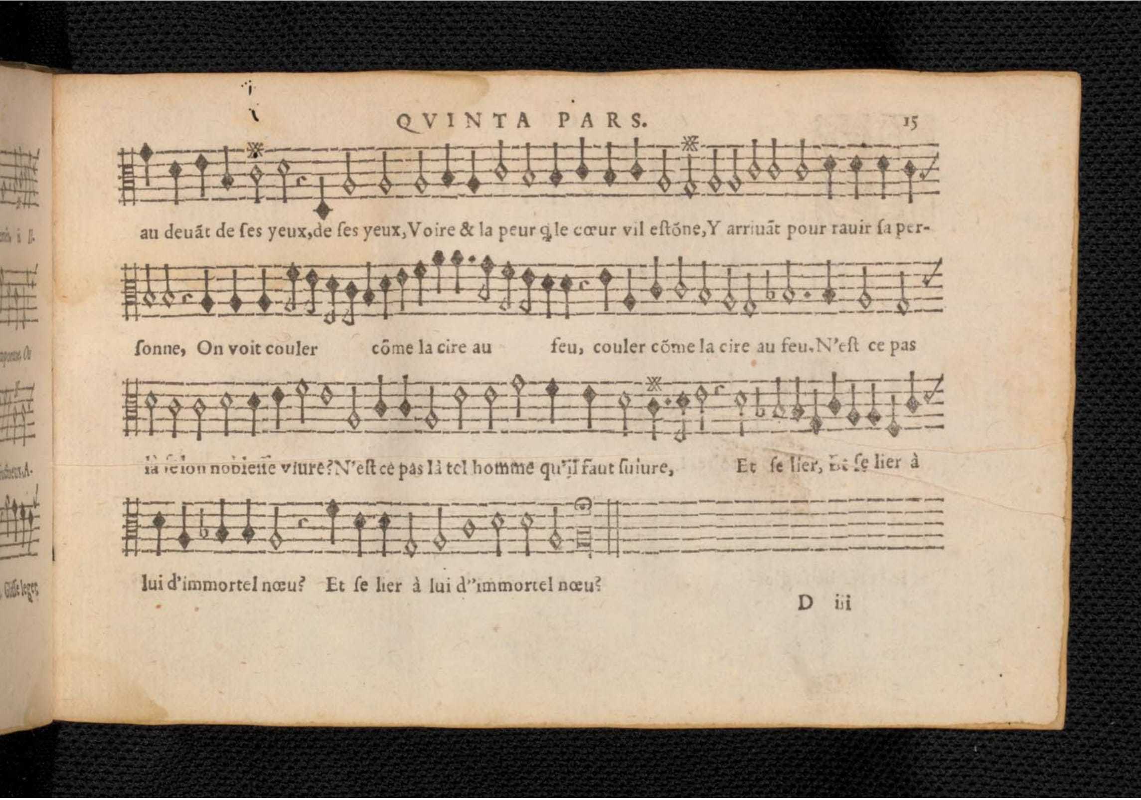 1576 - [Pierre de Saint-André] - Trésor de musique d’Orlande de Lassus Quinta et Sexta pars - KBR Bruxelles