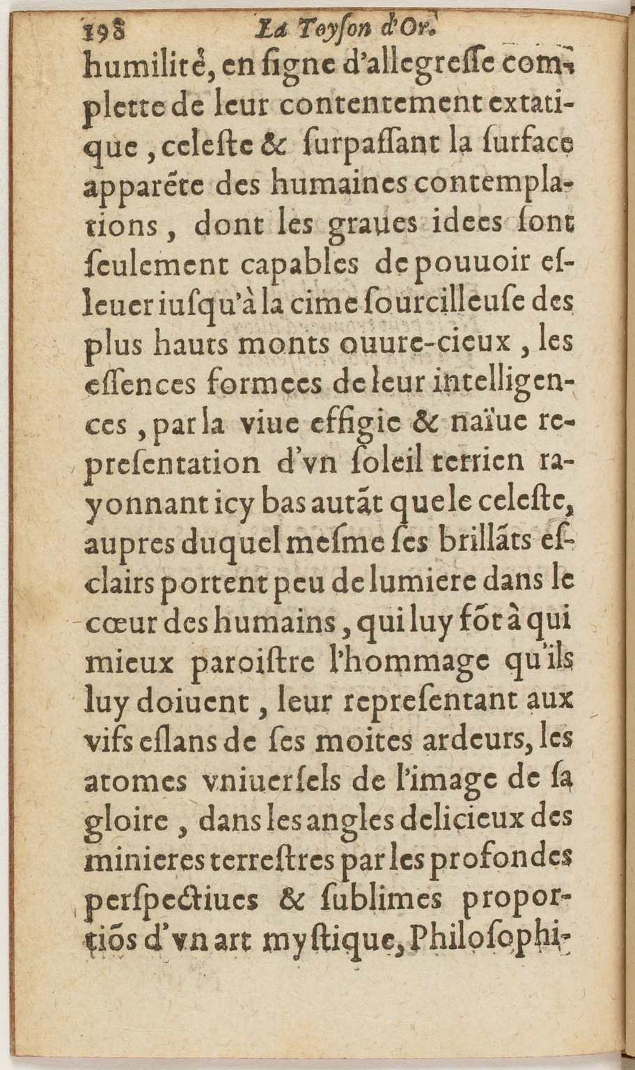 1612 - Charles Sevestre - Toison d’or ou la fleur des Trésors - BnF