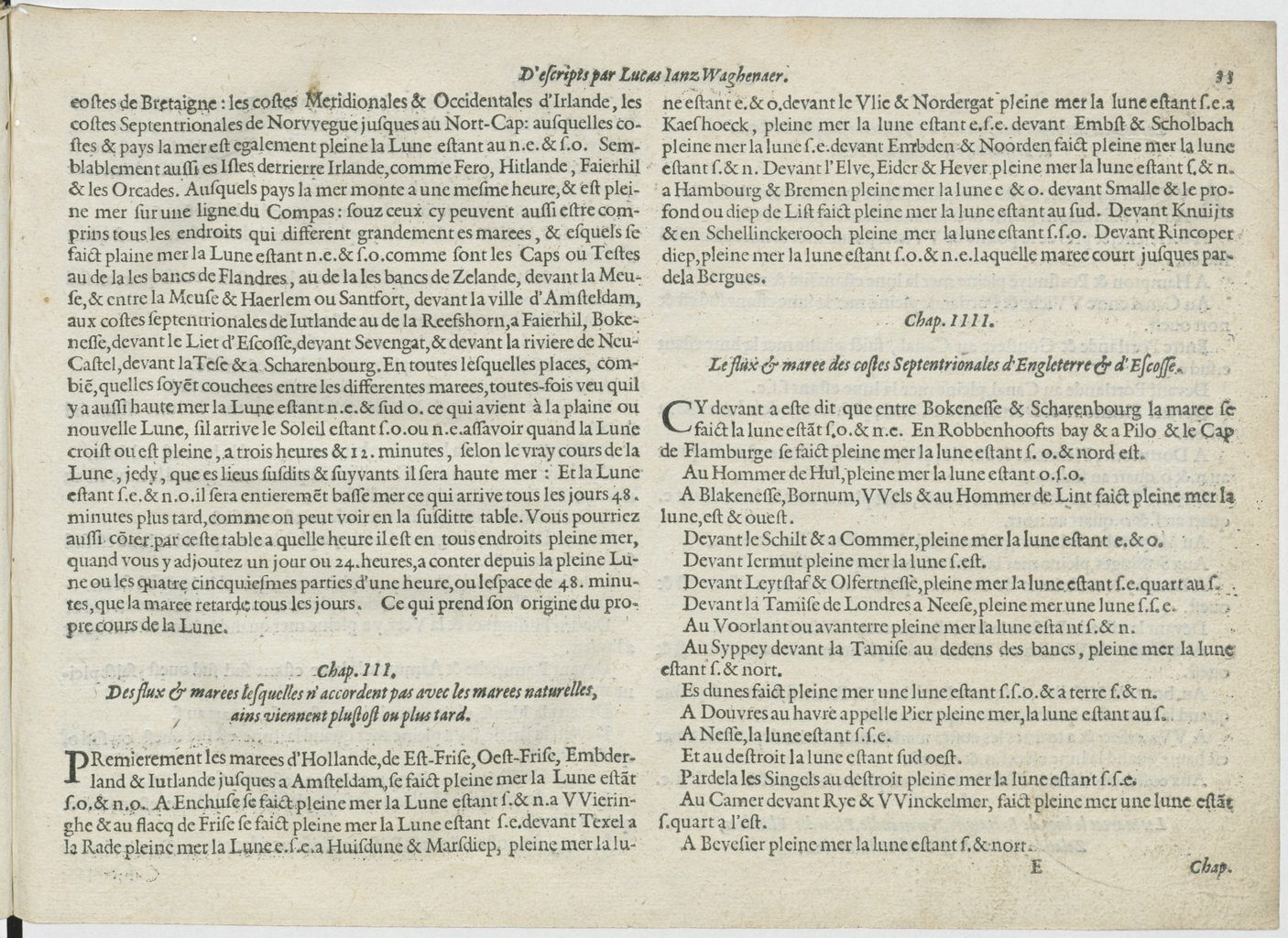 1601 - Bonaventure d’Aseville - Trésorerie ou cabinet de route marinesque - BnF