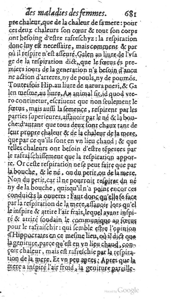 1585 - Jacques du Puis - Trésor des remèdes secrets pour les maladies des femmes - BnF