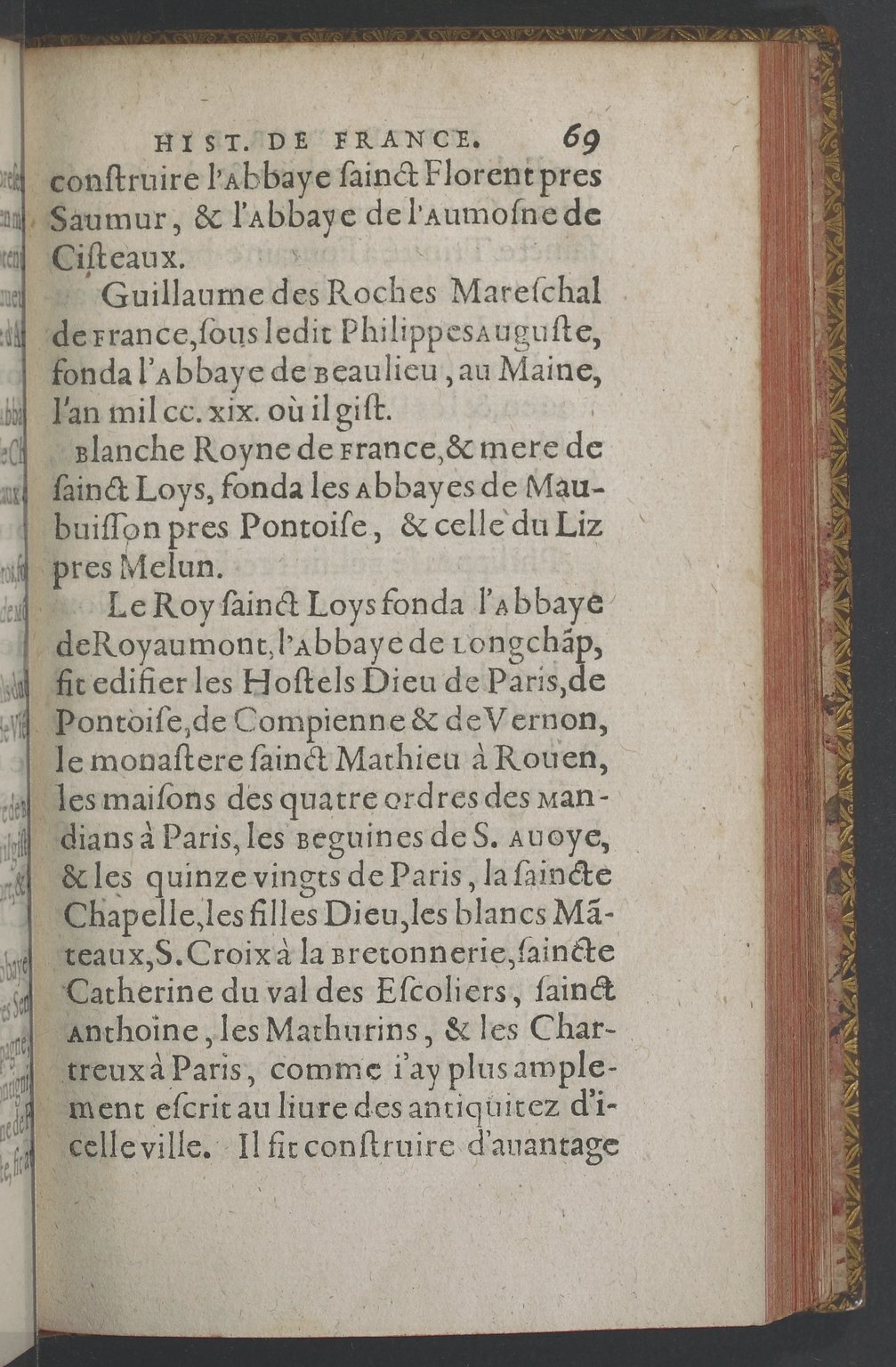 1603 - Galiot Corrozet - Trésor des histoires de France - BnF Tolbiac