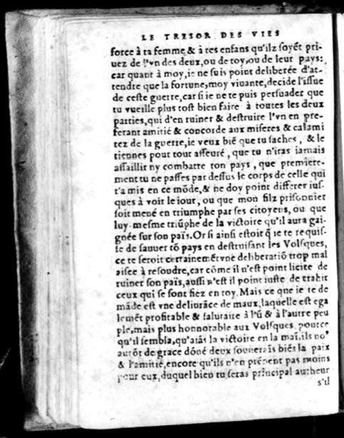 1574 - Benoît Rigaud - Trésor des vies de Plutarque - Avignon