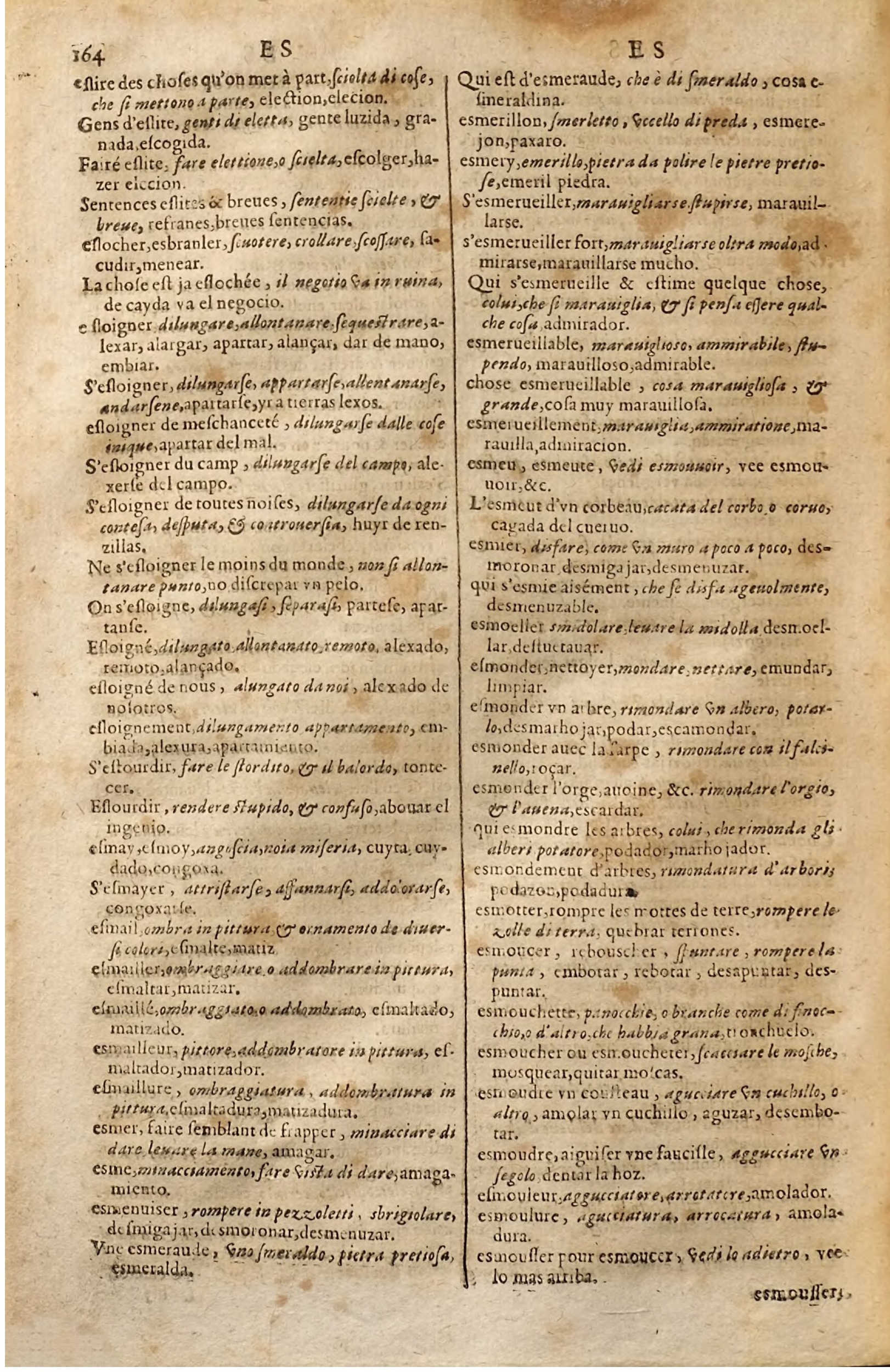 1627 - Jacques Crespin - Trésor des trois langues (Seconde partie) - Regensburg