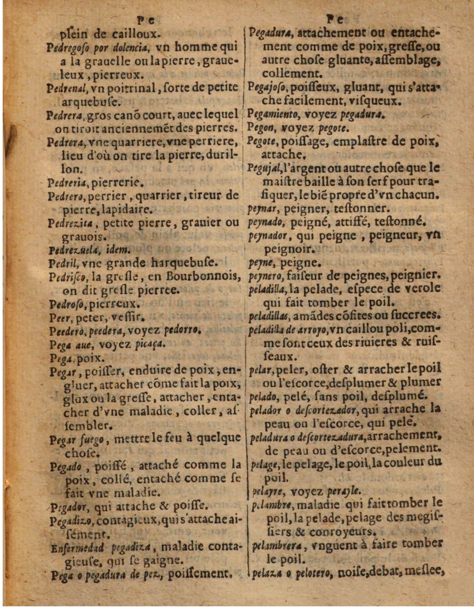 1625 - Hubert Antoine - Trésor des deux langues espagnole et française - Augsbourg