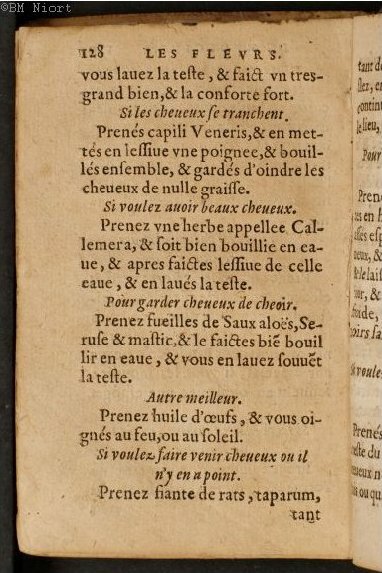 1586 - Benoît Rigaud - Trésor des fleurs et secrets de médecine - Université Paris Cité