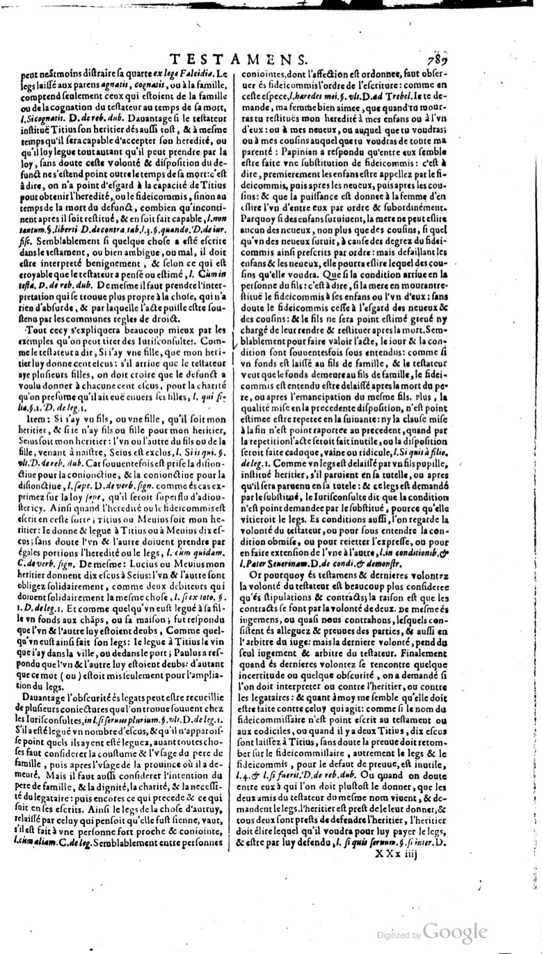 1629 - Veuve Nicolas Buon - Trésor du droit français (21754 T. 3) - BM Lyon