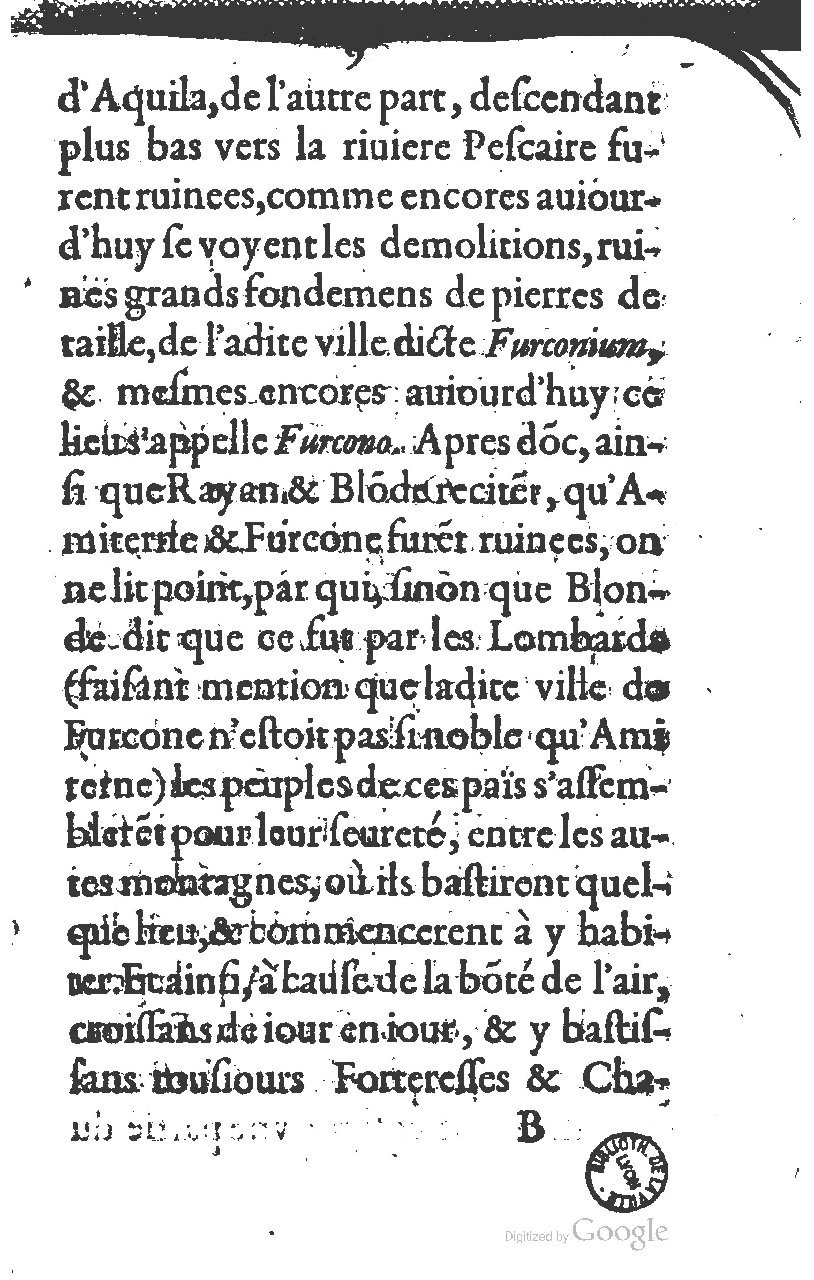 1581 - Jean Stratius - Trésor de Ponce Pilate - BM Lyon