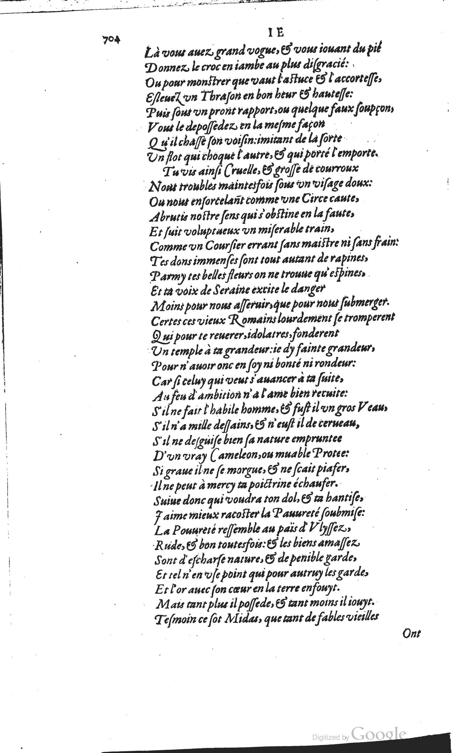 1585 - Barthélemy Honorat - Bibliothèques françaises - BSB Munich