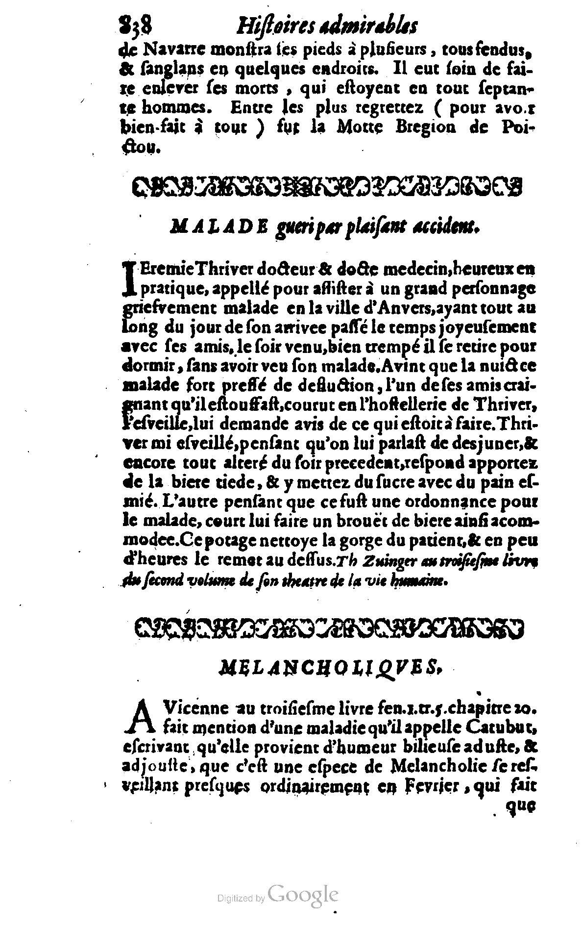 1628 - Jacques Crespin - Trésor d’histoires admirables et mémorables - BSB Munich 1628 - Jacques Crespin - Trésor d’histoires admirables et mémorables - BSB Munich