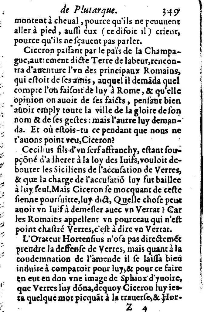 1611 - Pierre Rigaud - Trésor des vies de Plutarque - BM Lyon