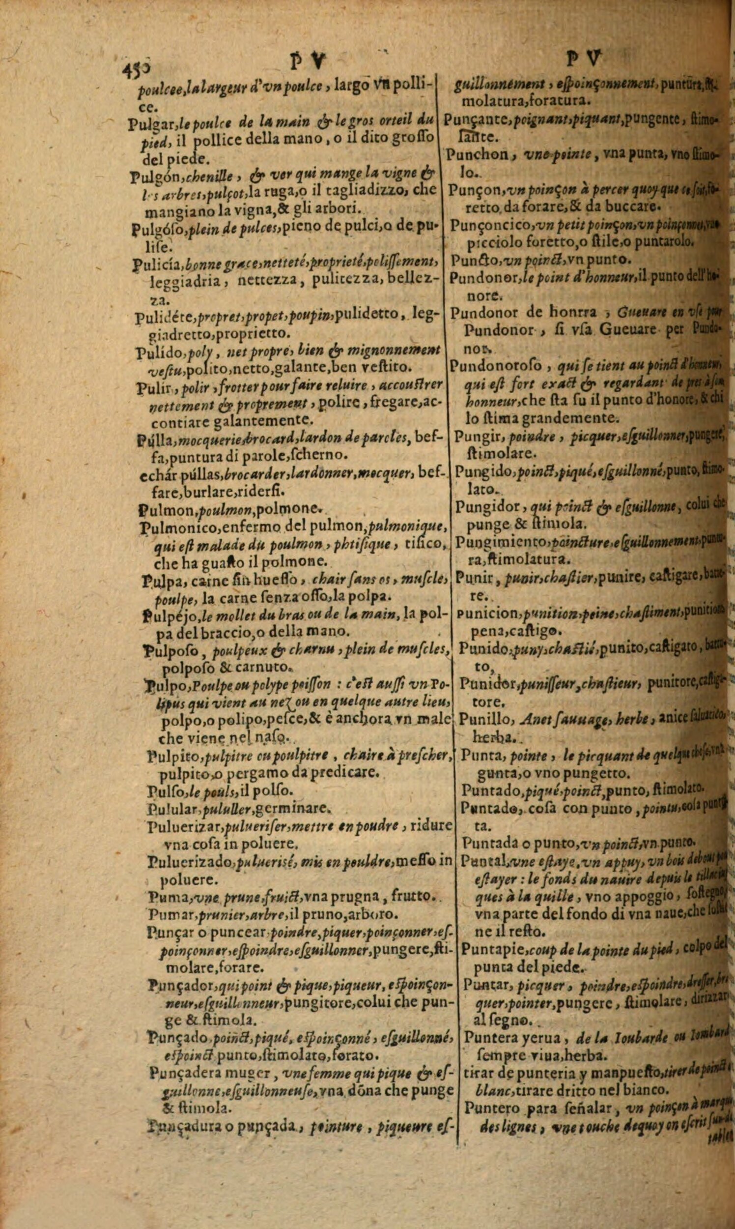 1617 - Samuel Crespin - Trésor des trois langues espagnole, française et italienne (Première partie) - Regensburg