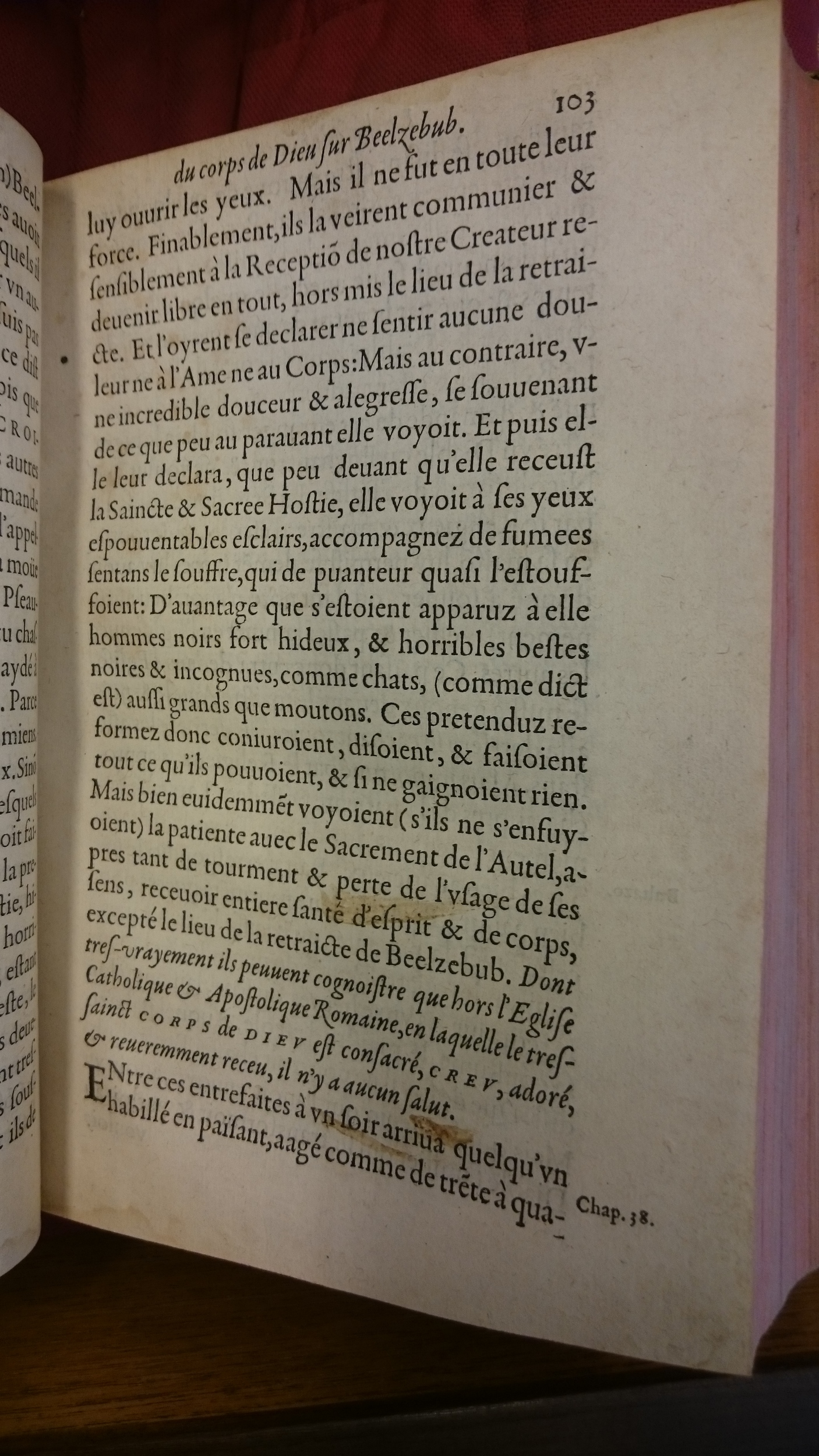 1578 - Nicolas Chesneau - Trésor et entière histoire de la triomphante victoire du corps de Dieu sur l’esprit malin - BM Lyon