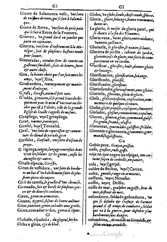 1616 - Veuve Marc Orry - Trésor des deux langues espagnole et française (Première et Seconde parties) - BM Lyon