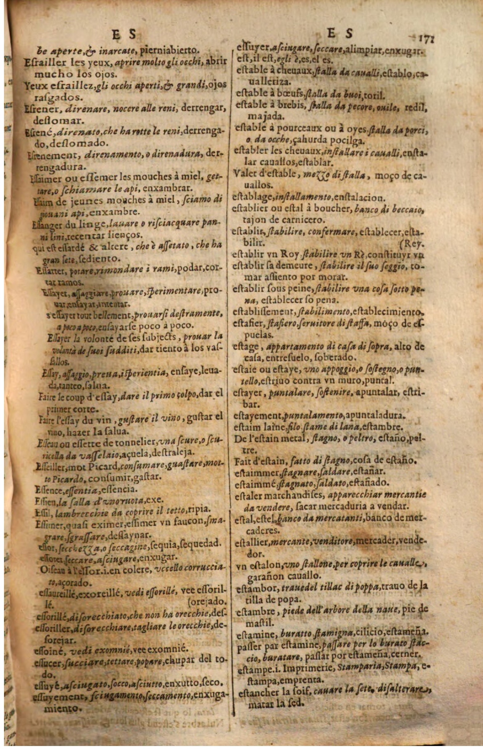 1644 - Jacques Crespin - Trésor des trois langues - Passau 1644 - Jacques Crespin - Trésor des trois langues - Passau