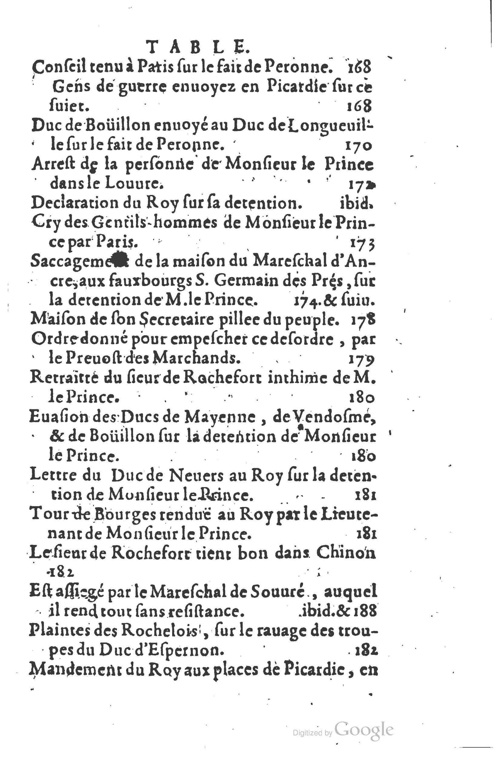 1626 - Joseph Bouillerot - Trésor de l’histoire générale de notre temps - BSB Munich
