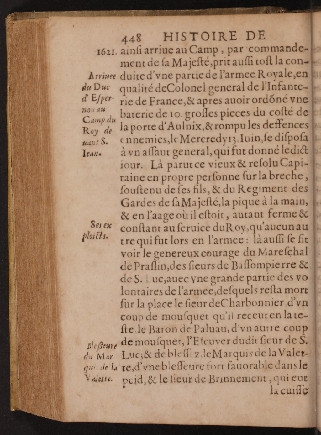 1626 - Joseph Bouillerot - Trésor de l’histoire générale de notre temps - BnF Arsenal
