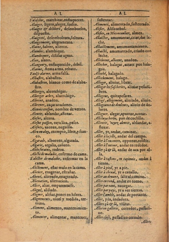 1607 - Marc Orry - Trésor des deux langues espagnole et française (Première et Seconde parties) - ÖNB Wien 1607 - Marc Orry - Trésor des deux langues espagnole et française (Première et Seconde parties) - ÖNB Wien