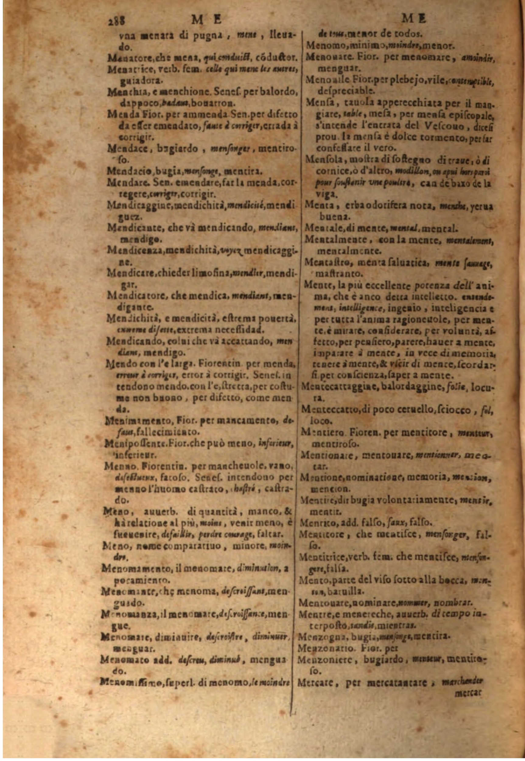 1609 - Philippe Albert et Alexandre Pernet - Trésor des trois langues, francoise, italienne et espagnole (Troisième partie) - BSB Munich 1609 - Philippe Albert et Alexandre Pernet - Trésor des trois langues, francoise, italienne et espagnole (Troisième partie) - BSB Munich
