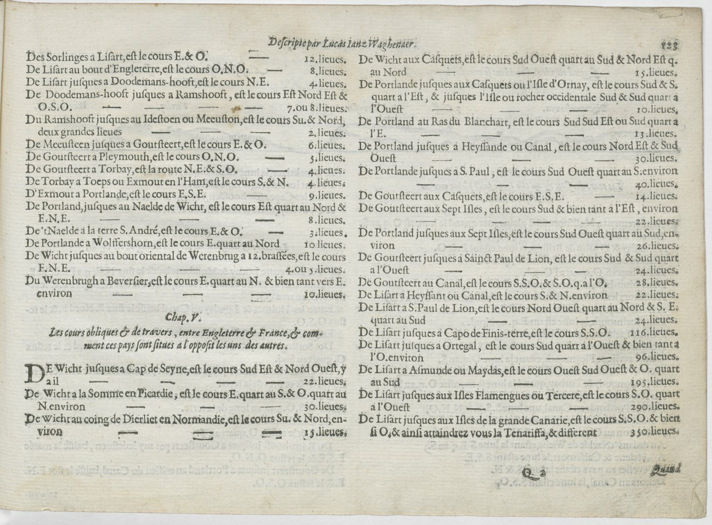 1601 - Bonaventure d’Aseville - Trésorerie ou cabinet de route marinesque - BnF 1601 - Bonaventure d’Aseville - Trésorerie ou cabinet de route marinesque - BnF