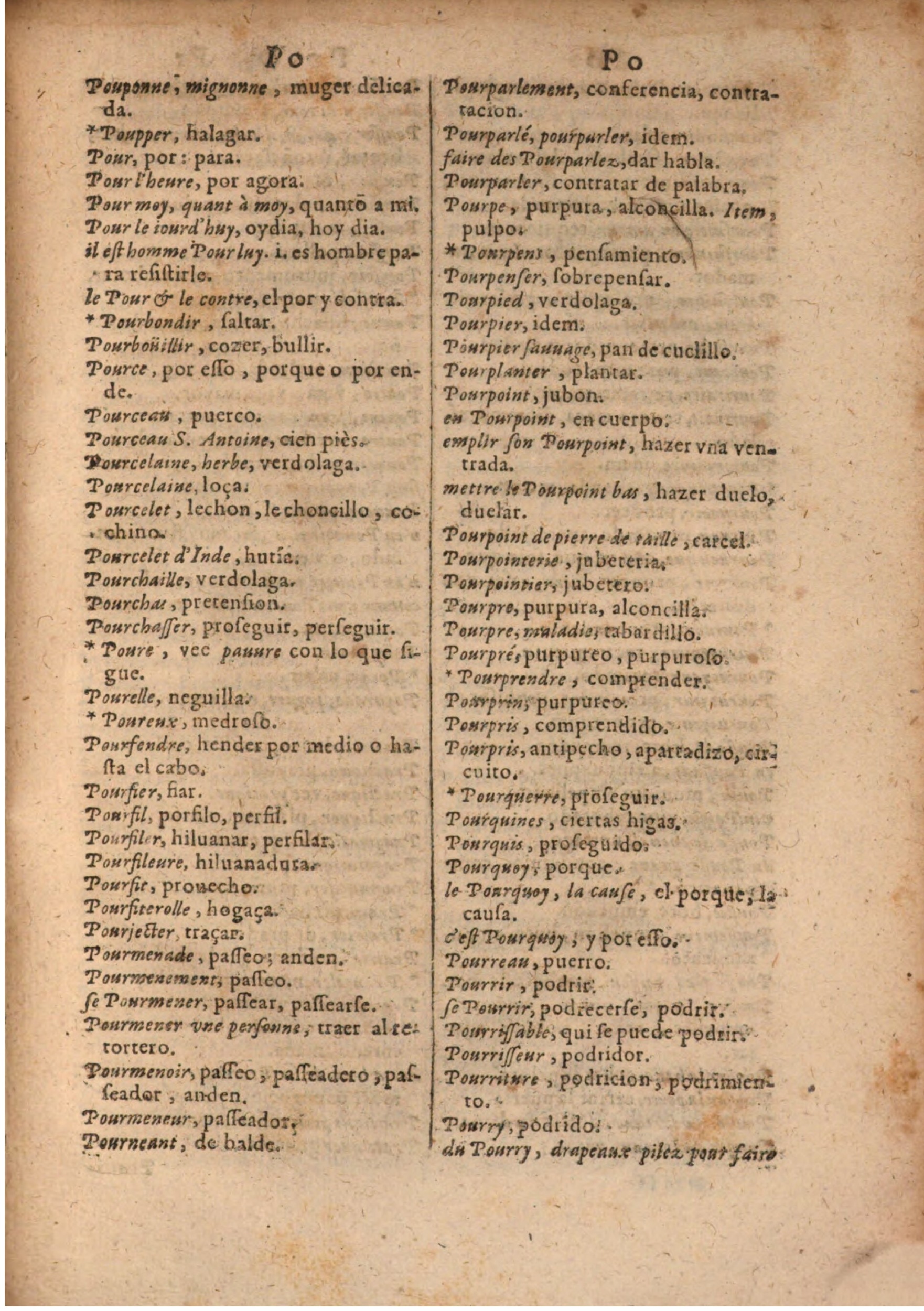 1645 - A. de Sommaville et A. Courbé - Trésor des deux langues espagnole et française (Seconde partie) - BSB Munich 1645 - A. de Sommaville et A. Courbé - Trésor des deux langues espagnole et française (Seconde partie) - BSB Munich