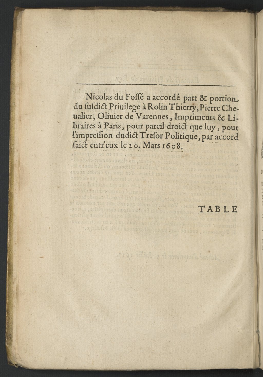 1611 - Pierre Chevalier - Trésor politique - BnF Tolbiac