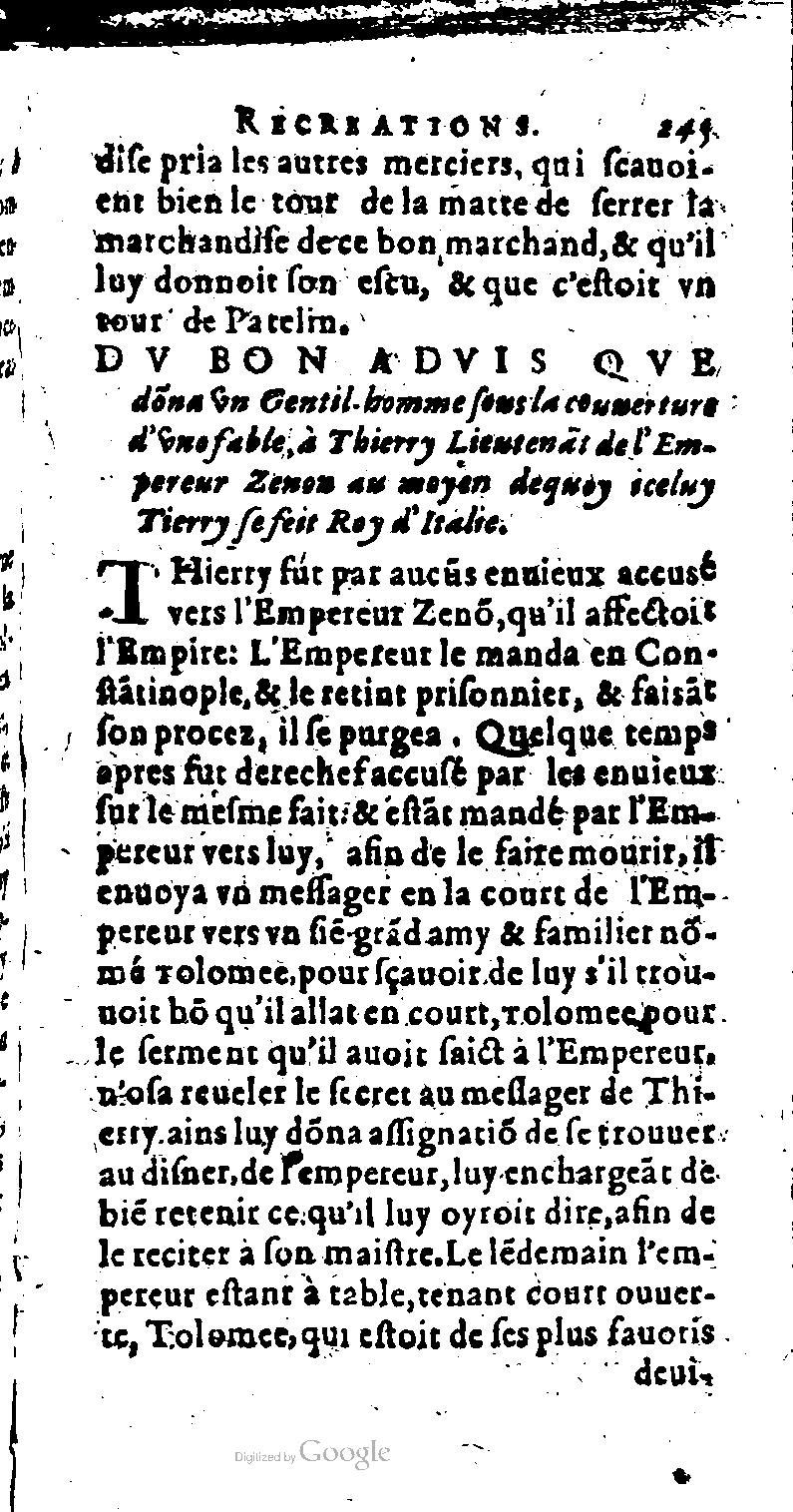 1616 - Balthazar Bellère - Trésor des récréations - NK ČR Prague