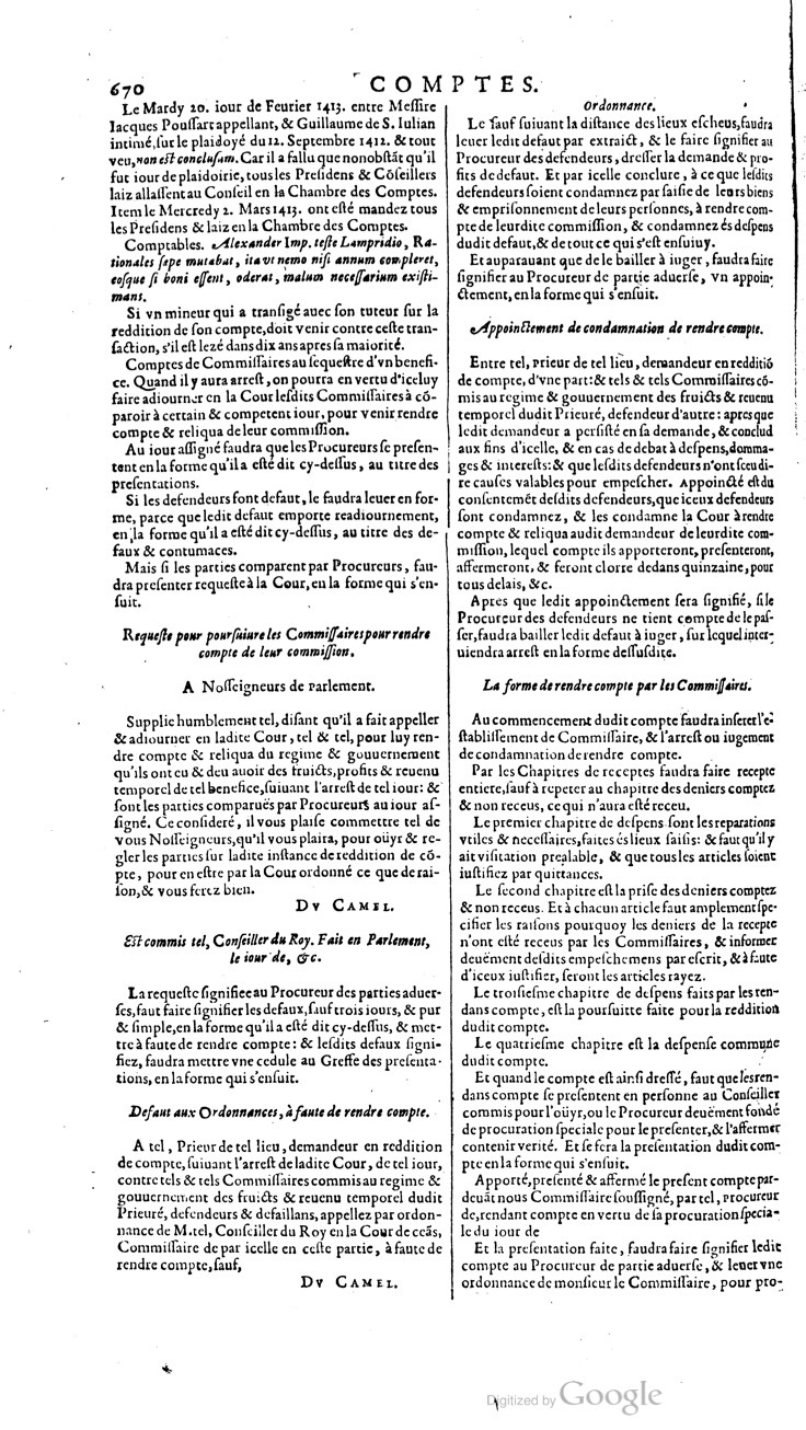 1629 - Veuve Nicolas Buon - Trésor du droit français (21754 T. 1) - BM Lyon