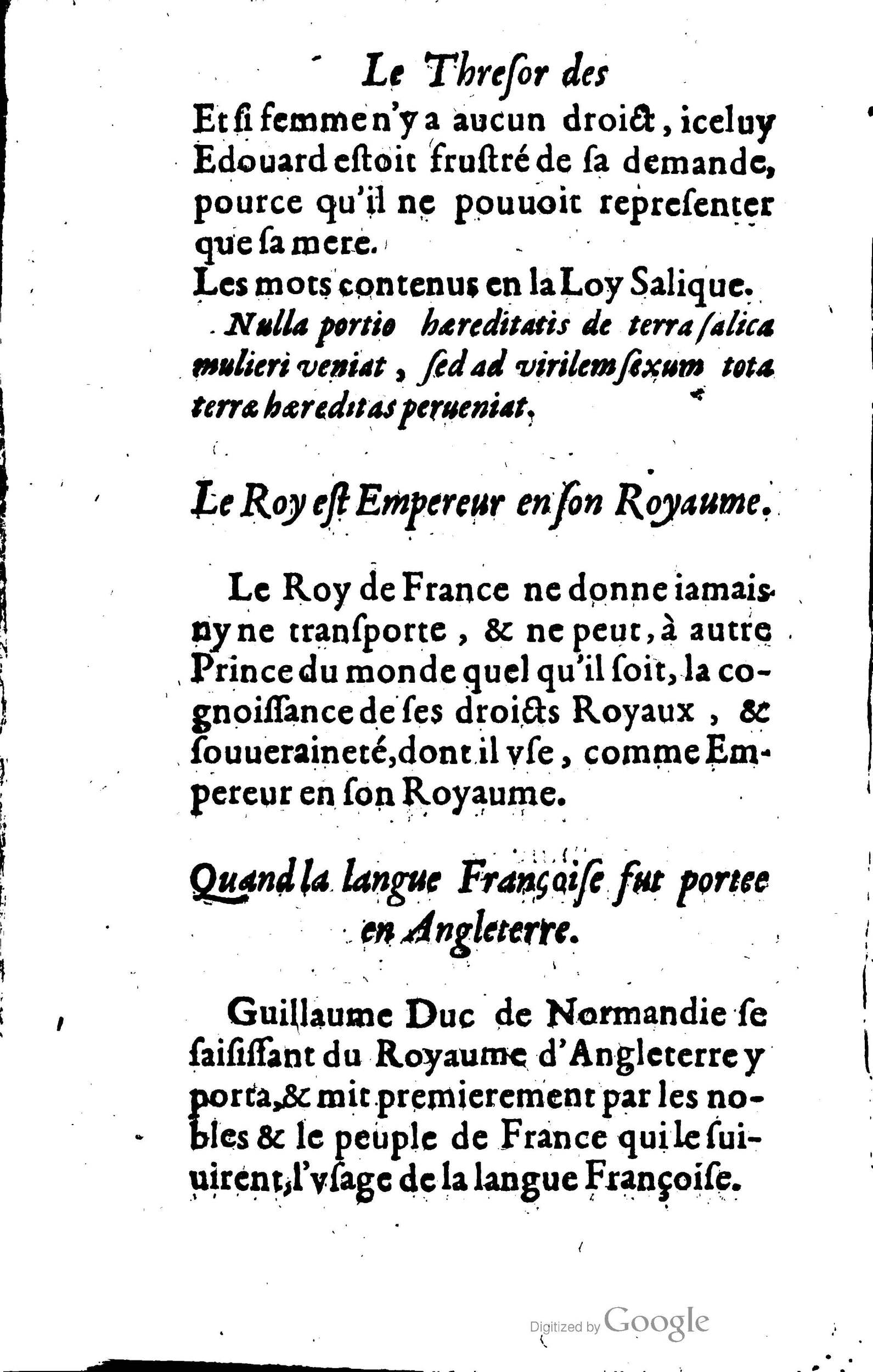 1619 - Jean Corrozet - Trésor des histoires de France - BSB Munich