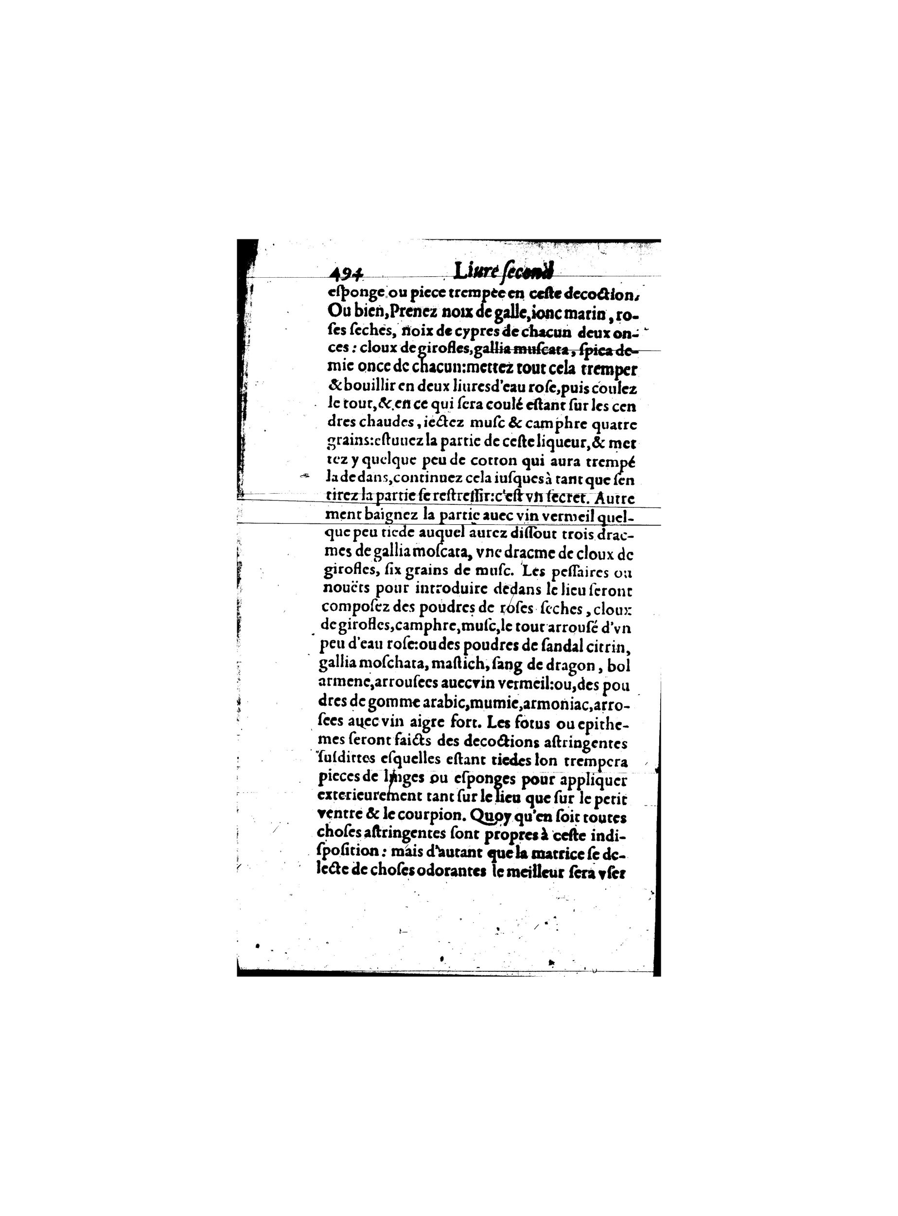 1587 - Jacques du Puis - Trésor des remèdes secrets pour les maladies des femmes - BnF