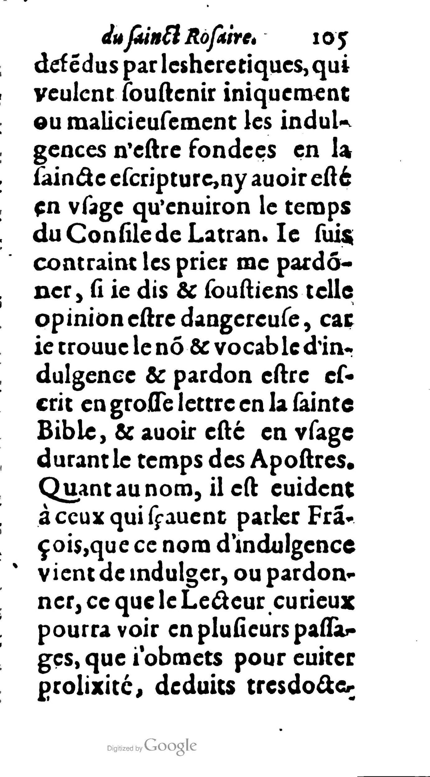 1604 - Jean Le Bouc - Trésor des indulgences du Saint Rosaire - BM Lyon 1604 - Jean Le Bouc - Trésor des indulgences du Saint Rosaire - BM Lyon