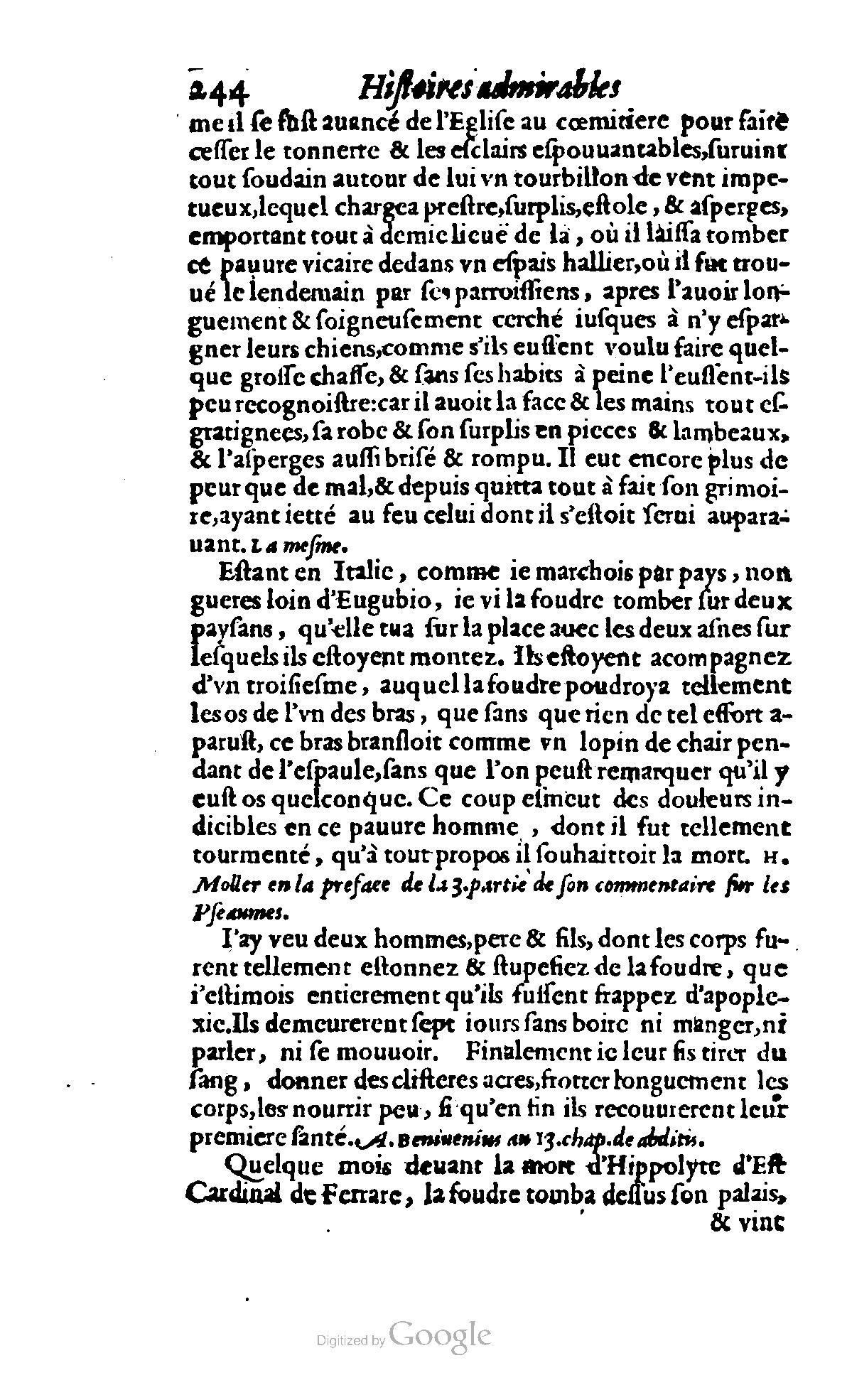1620 - Samuel Crespin - Trésor d’histoires admirables et mémorables - BCU Lausanne