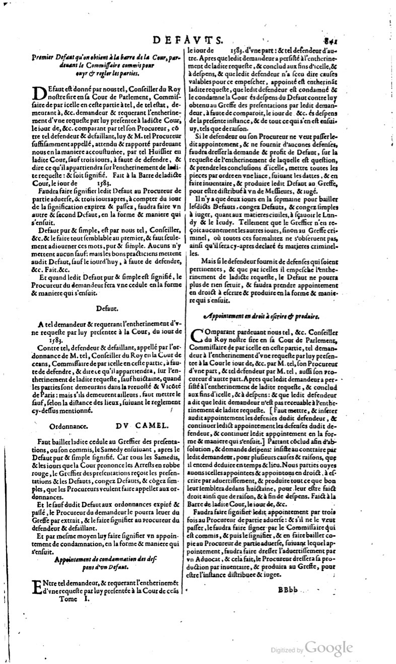 1629 - Veuve Nicolas Buon - Trésor du droit français (29620 T. 1) - BM Lyon 1629 - Veuve Nicolas Buon - Trésor du droit français (29620 T. 1) - BM Lyon