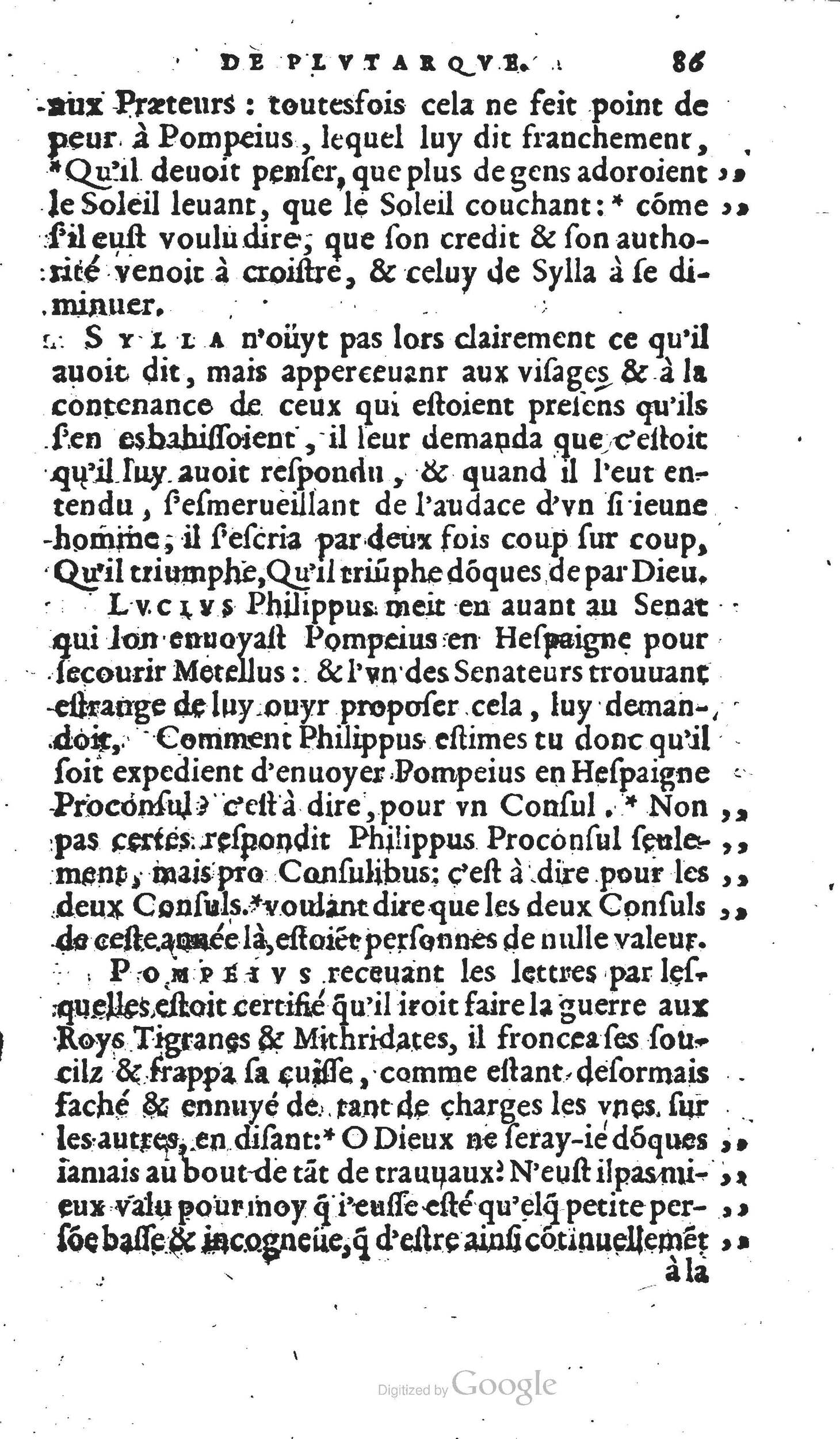 1567 - Willem Silvius - Trésor des vies de Plutarque - Anvers Musée Plantin-Moretus