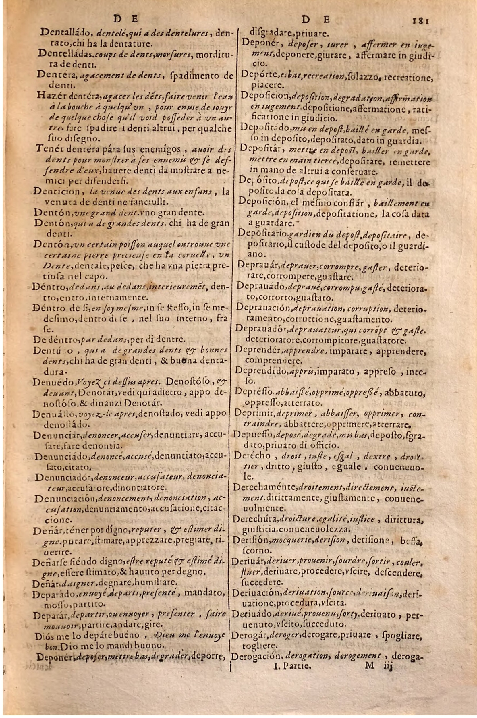 1627 - Jacques Crespin - Trésor des trois langues - Regensburg
