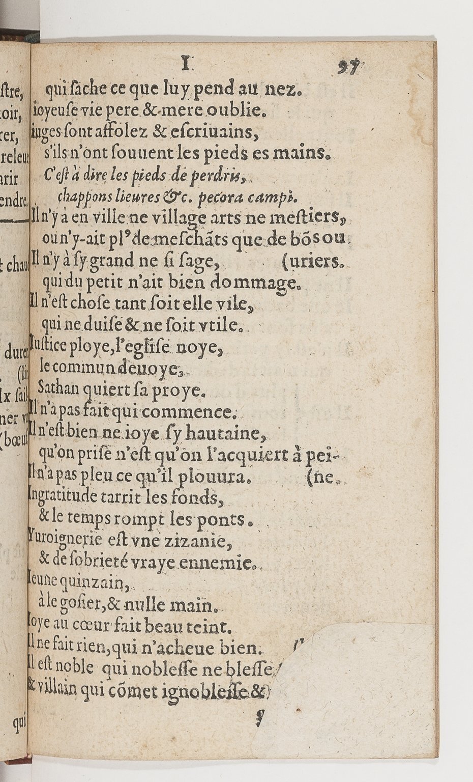 1577 - Jean d’Ogerolles - Trésor de sentences dorées - BnF Arsenal