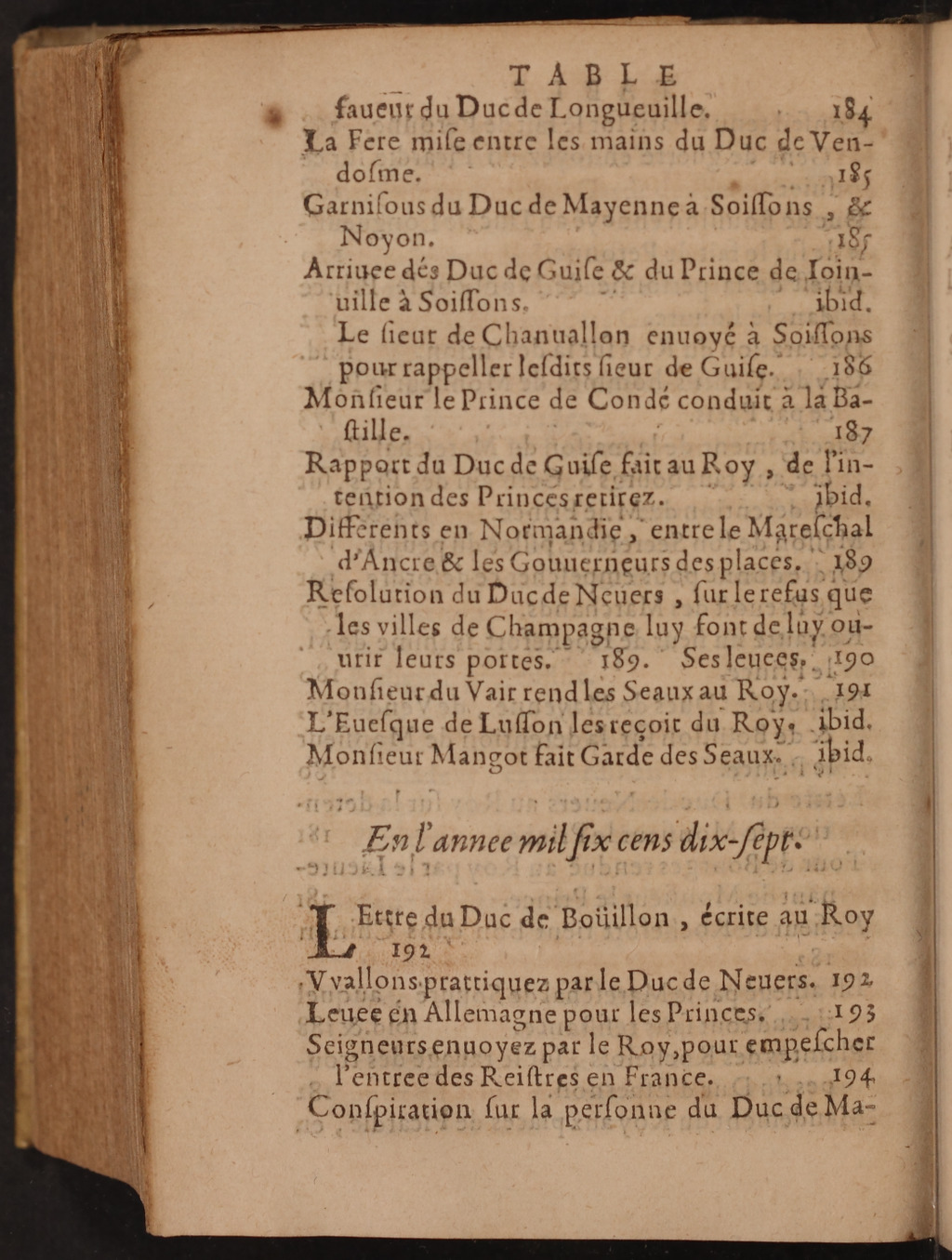 1626 - Joseph Bouillerot - Trésor de l’histoire générale de notre temps - BnF Arsenal