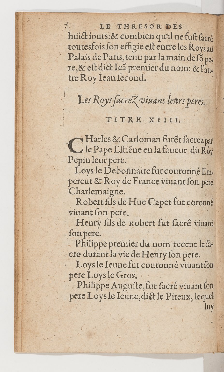 1583 - Galiot Corrozet - Trésor des histoires de France - BnF