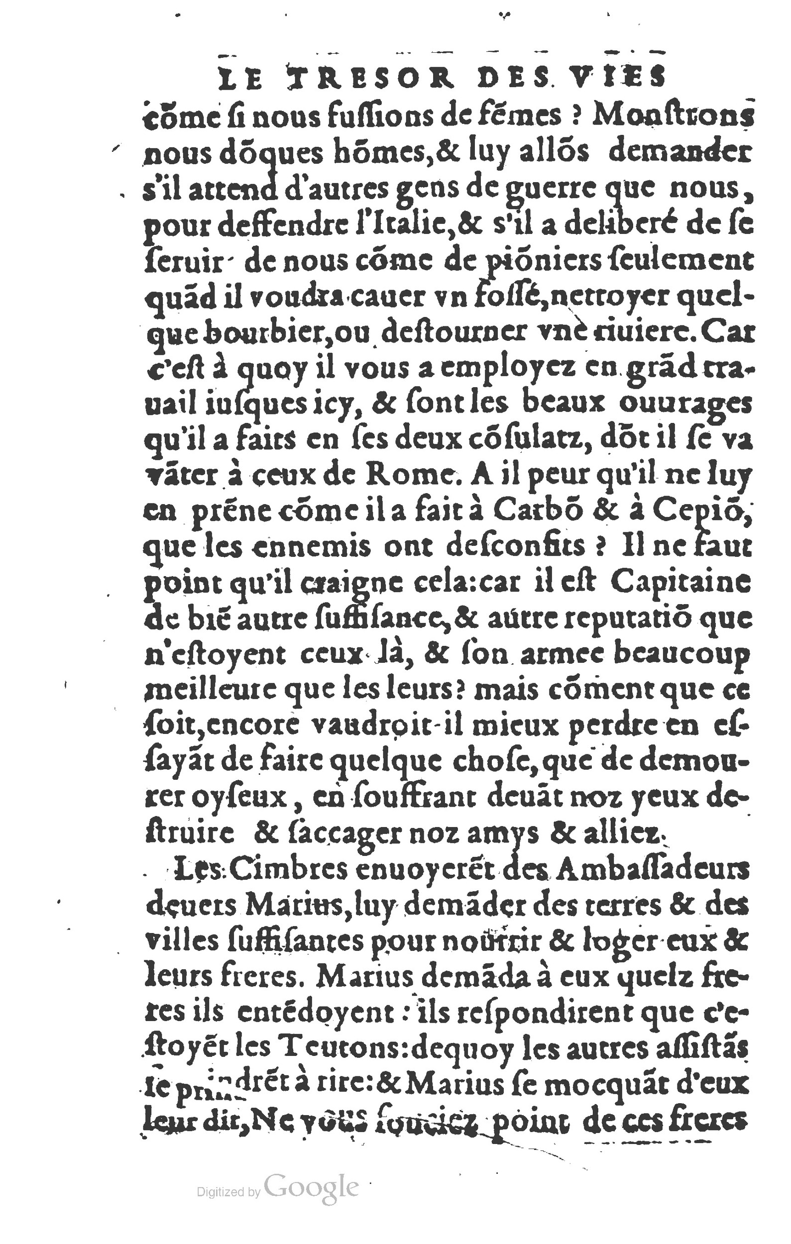 1577 - Claude Micard - Trésor des vies de Plutarque - BSB Munich 1577 - Claude Micard - Trésor des vies de Plutarque - BSB Munich