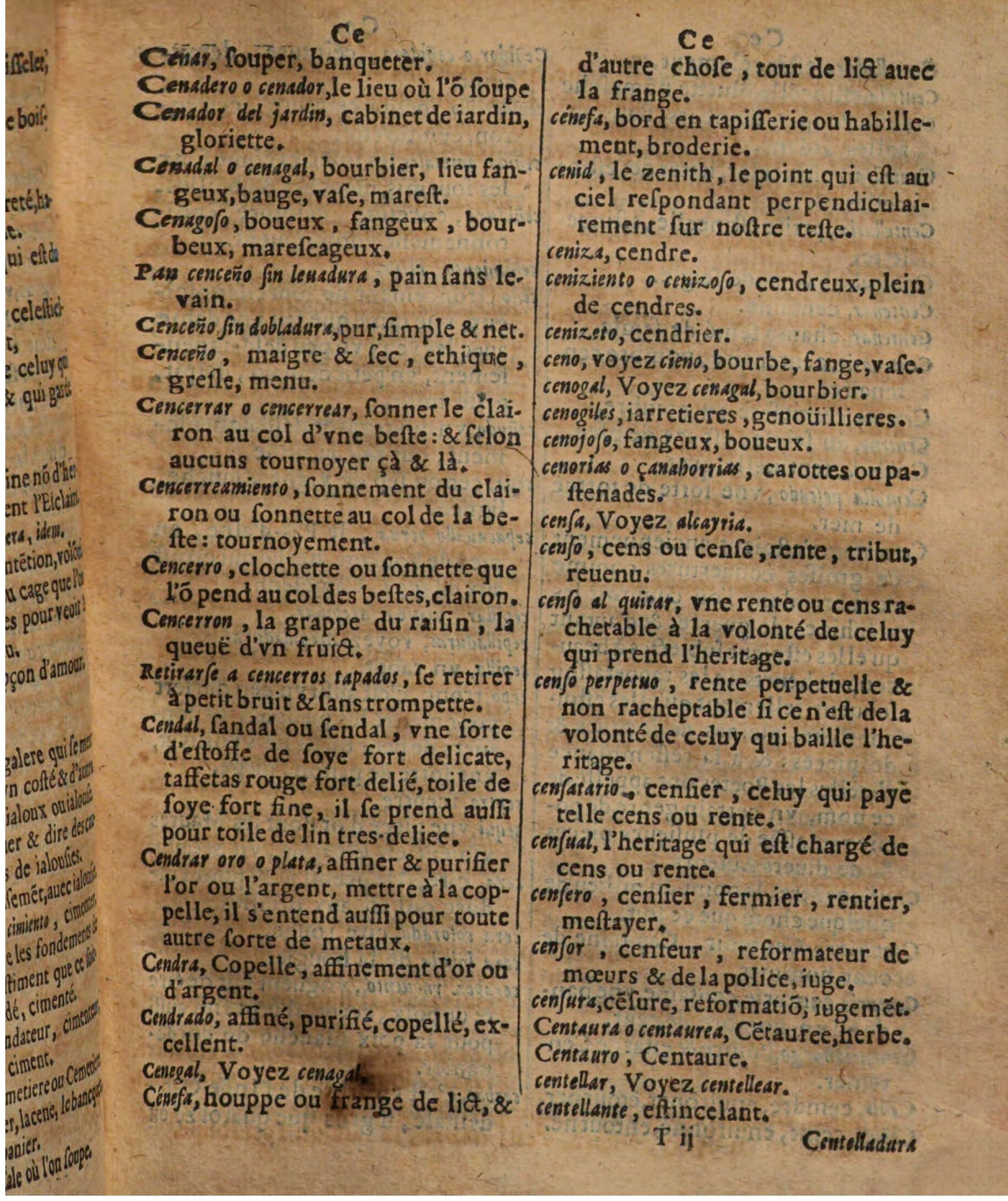 1625 - Hubert Antoine - Trésor des deux langues espagnole et française - Augsbourg