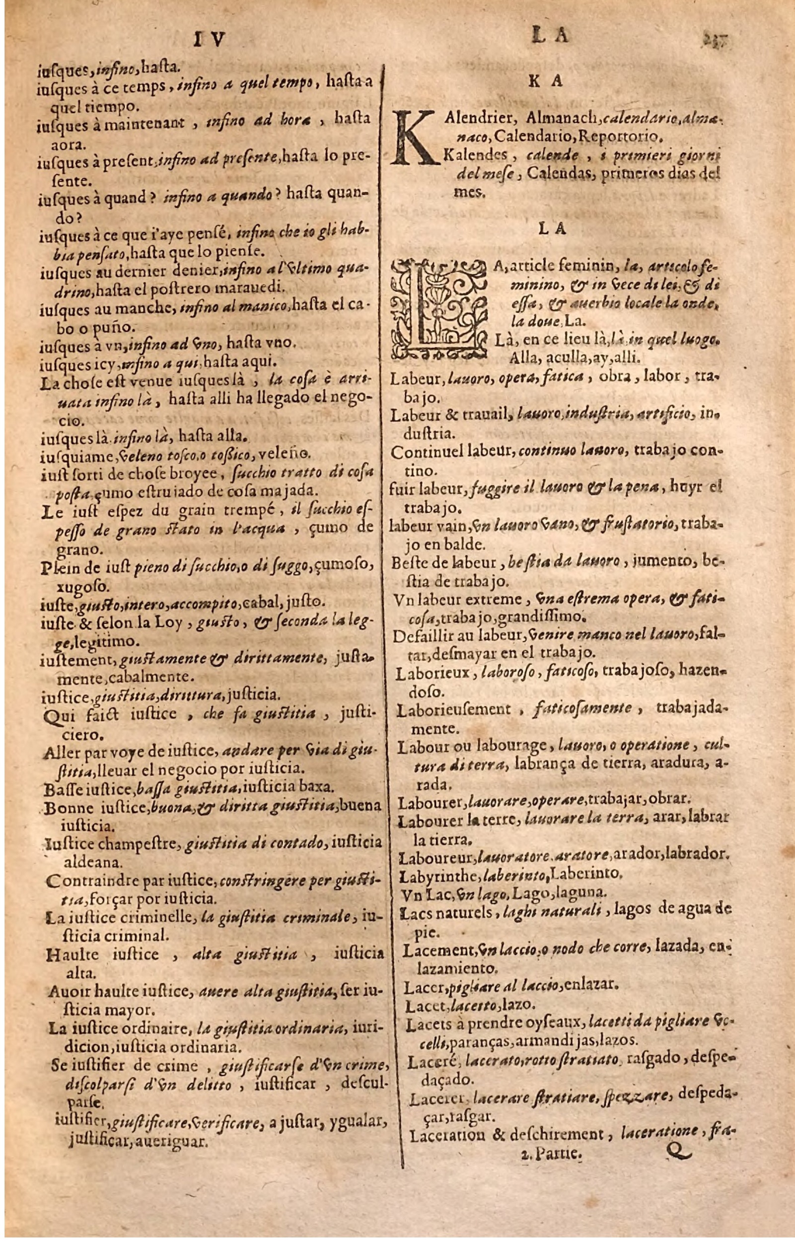 1627 - Jacques Crespin - Trésor des trois langues (Seconde partie) - Regensburg