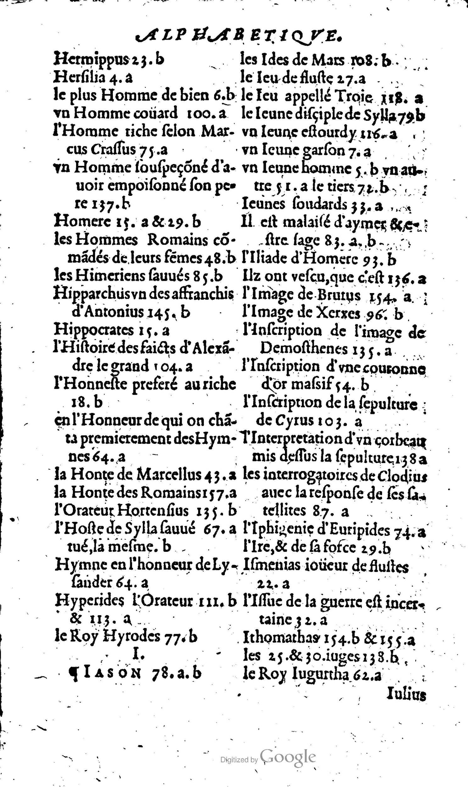 1568 - Willem Silvius - Trésor des vies de Plutarque - Anvers Plantin-Moretus 1568 - Willem Silvius - Trésor des vies de Plutarque - Anvers Plantin-Moretus