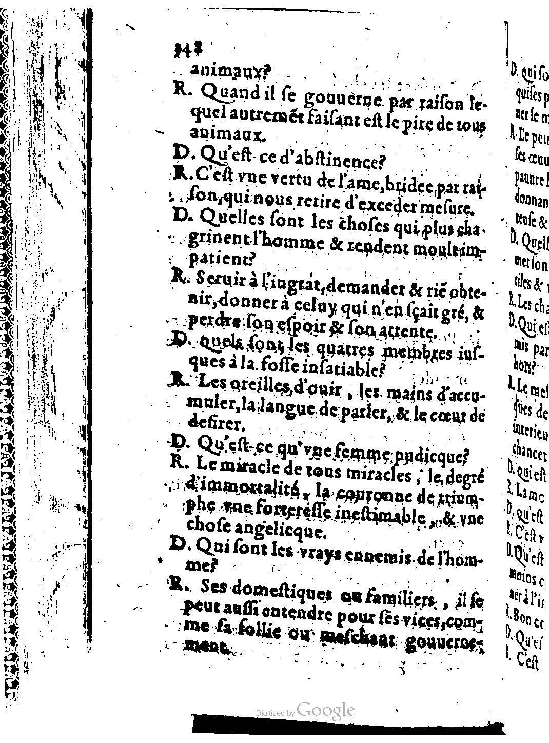 1582 - Nicolas Bonfons - Trésor des sentences dorées - BM Lyon 1582 - Nicolas Bonfons - Trésor des sentences dorées - BM Lyon