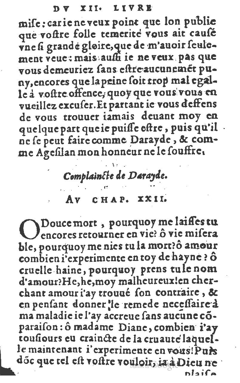1582 - Jean Huguetan - Trésor des Amadis T. 1 - BM Lyon